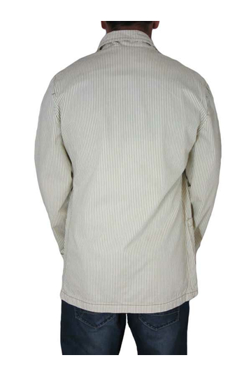 Freesoul men's striped blazer in beige