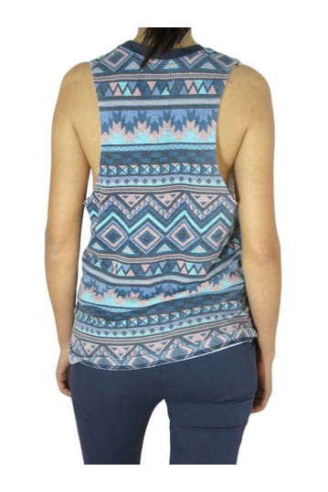 Bellfield γυναικείο αμάνικο τοπ Victoria με αζτέκ πριντ