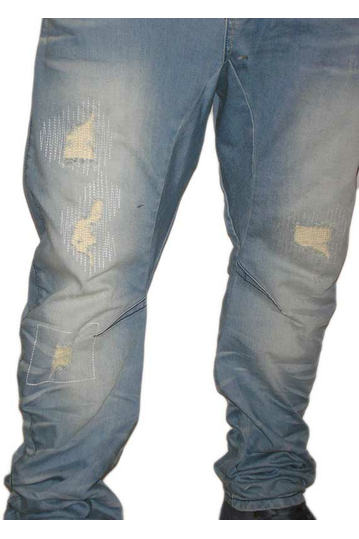 Humor Zuniga ανδρικό jean ξεβαμμένο με σκισίματα
