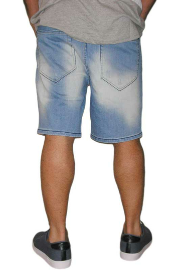 Humor ανδρική jean βερμούδα Jikky ξεβαμένη με σκισίματα