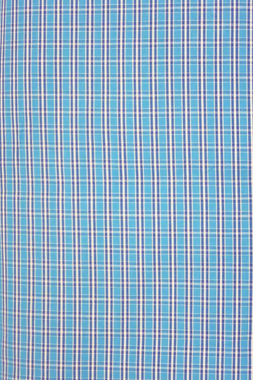 Jazzy ανδρικό πουκάμισο καρό γαλάζιο Business