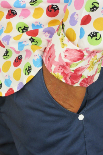 Ανδρικό πουκάμισο Missone με πριντ γάτες