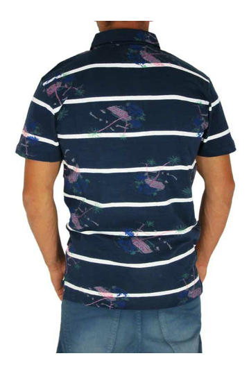 Humor ανδρικό πόλο μπλουζάκι Ralf σε μπλε