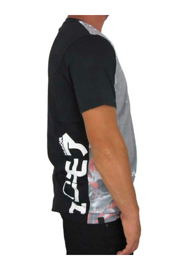 Humor ανδρικό T-shirt Karlzon γκρι-μαύρο