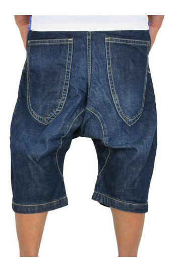 Humor Lago ανδρική dark denim βερμούδα