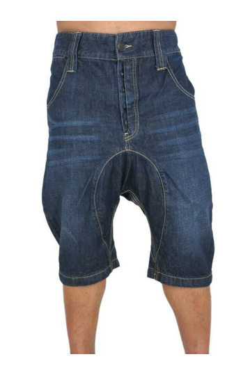 Humor Lago ανδρική dark denim βερμούδα