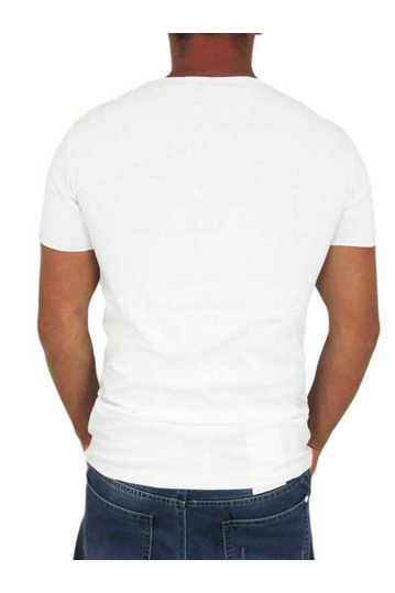 Malavita ανδρικό λευκό t-shirt Lips