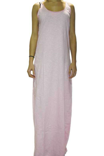 Old Glory Gr light pink cotton maxi dress