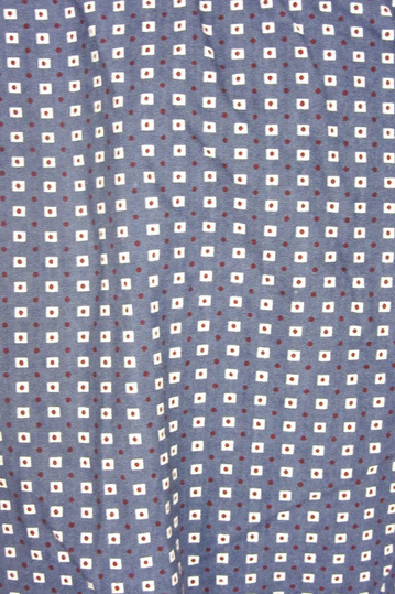 Ανδρικό πουκάμισο μπλε με πριντ τετραγωνάκια και πουά