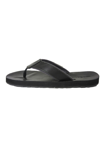 Ανδρική σαγιονάρα δέρμα-καμβάς μαύρη-γκρι