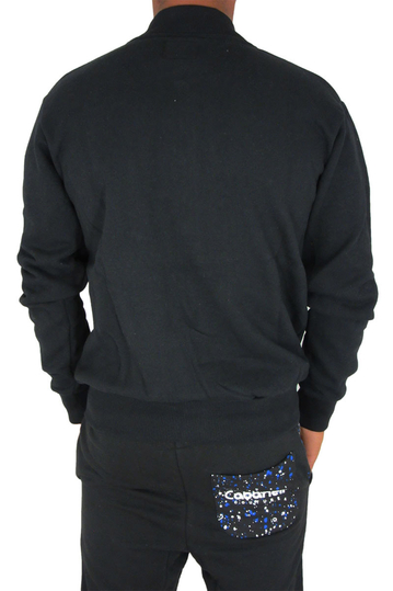 Cabaneli φούτερ ζακέτα μαύρη