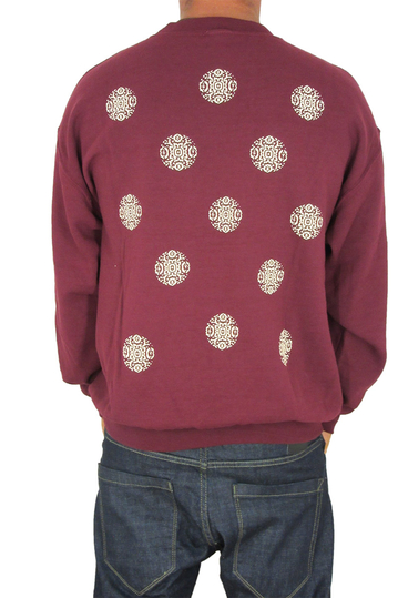 Obey ανδρική φούτερ μπλούζα Medula μαρόν