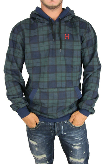 Huf men's hoodie Black watch