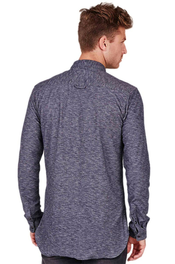 Minimum ανδρικό πουκάμισο Avenue μπλε μελανζέ