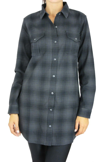 Obey checked flannel shirt dress Abbey