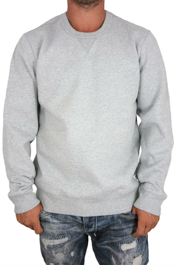 Obey men's sweatshirt Dissent in grey melange