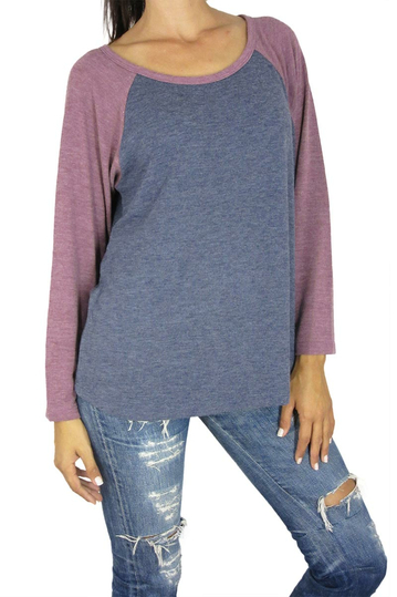 Obey women's sweatshirt Jamie blue marl