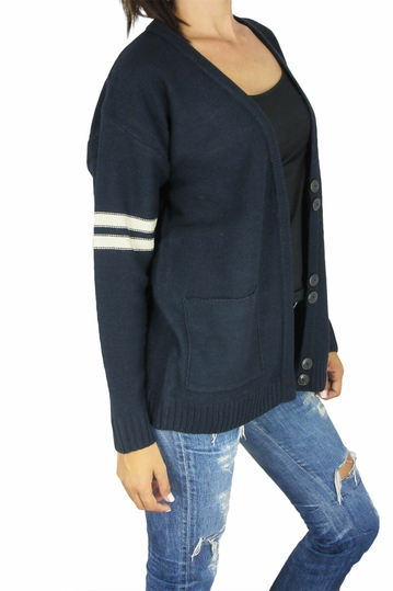 Obey women's cardigan Washburn navy