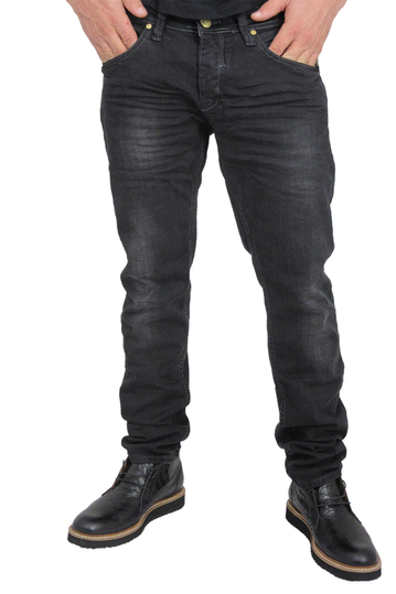 Men's black washed jeans