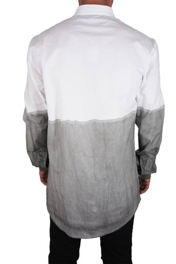 Minimarket super longline dip dye shirt