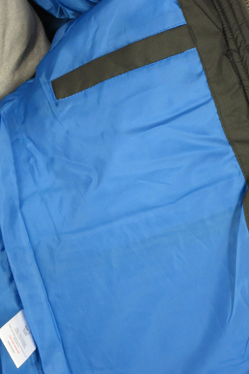 Ανδρικό επενδυμένο μπουφάν μαύρο με κουκούλα