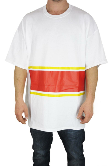 Smartness Lab men's oversized t-shirt white