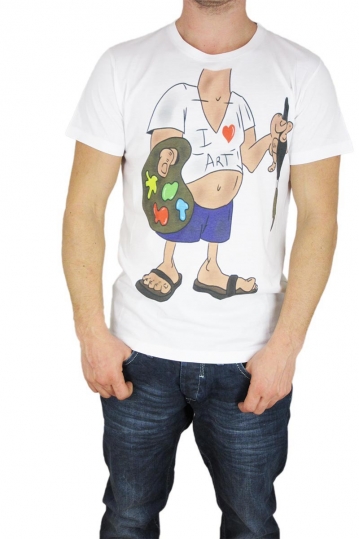 Smartness Lab men's print t-shirt Love Art