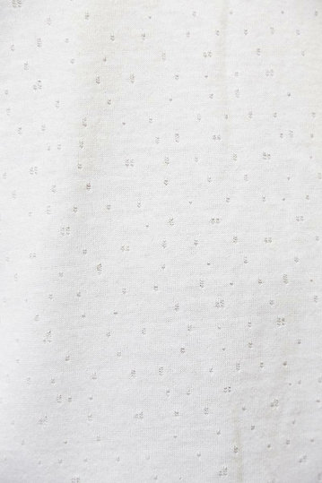 Anerkjendt longline t-shirt Tage λευκό με φθορές