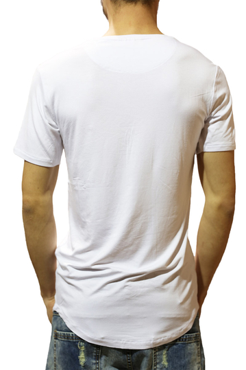Anerkjendt longline t-shirt Marios λευκό