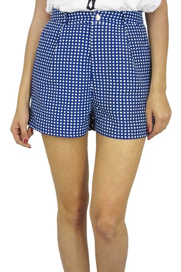 Migle + me high waisted polka dot shorts