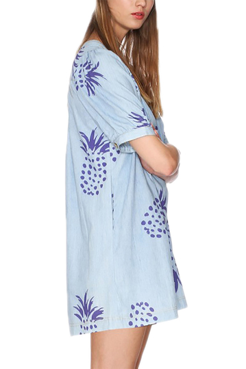 Pepaloves denim babydoll dress