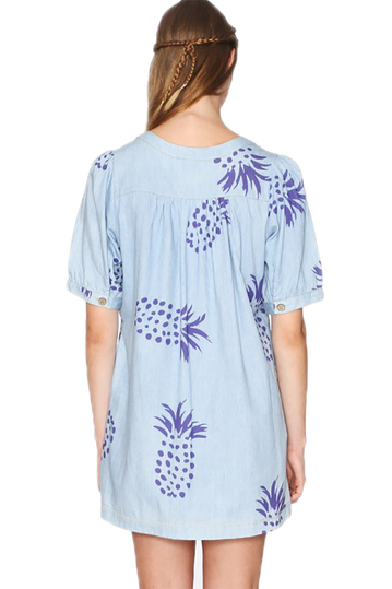 Pepaloves denim babydoll dress