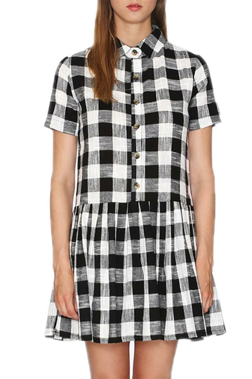 Pepaloves black and white shirt dress