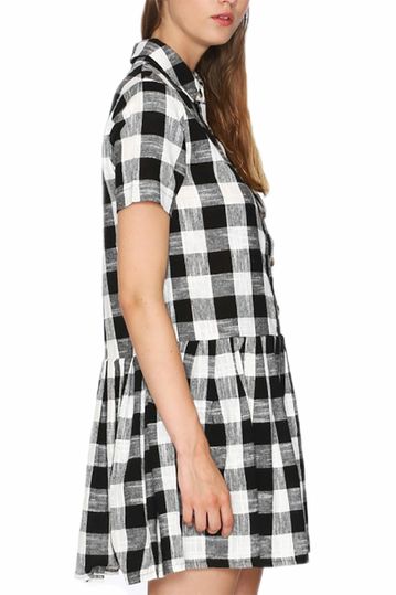 Pepaloves black and white shirt dress