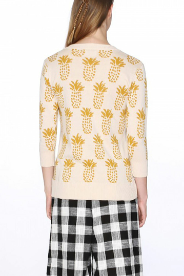 Pepaloves buttoned front knit cardigan cream