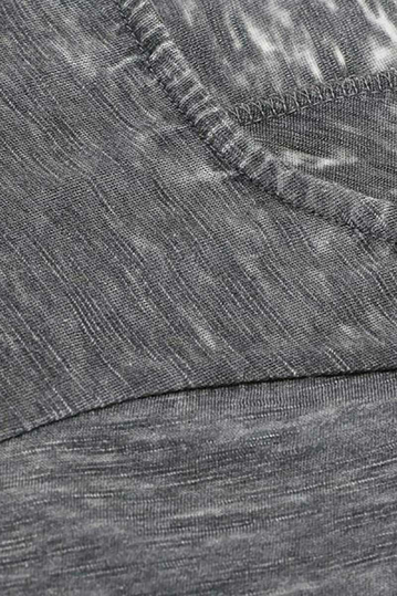 Anerkjendt longline t-shirt Tube σκούρο γκρι μελανζέ