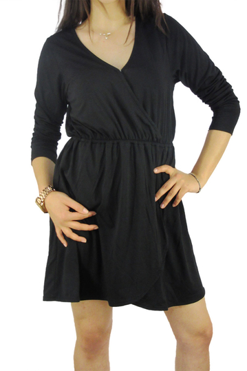 Rhythm κρουαζέ μίνι φόρεμα My μαύρο