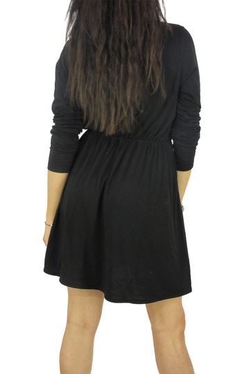 Rhythm κρουαζέ μίνι φόρεμα My μαύρο