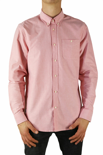 Wesc long sleeve oxford shirt Oden pink