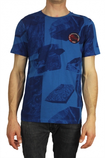 Wesc men's t-shirt Pavlos blue