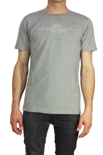 Wesc men's t-shirt Potter grey melange