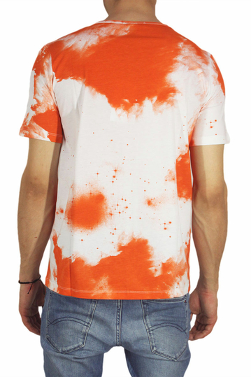 Wesc ανδρικό t-shirt Bree aop brunt orange