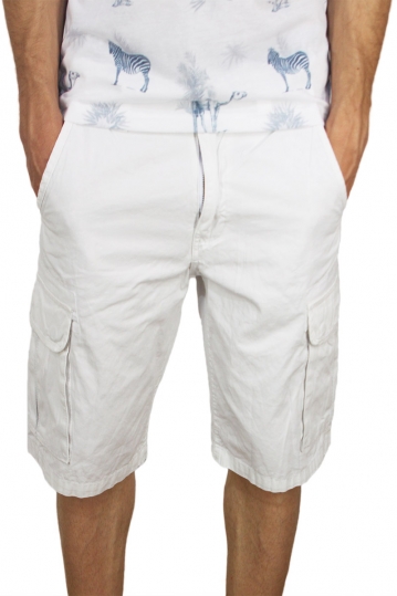 Men's cargo shorts white