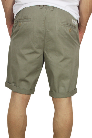 Ανδρική chino βερμούδα χακί