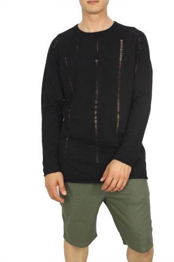 Anerkjendt knitted long sleeve top Klonk black