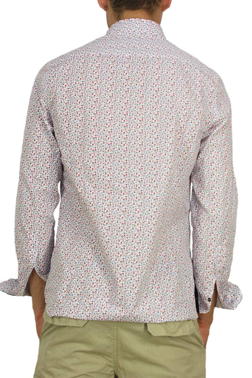 Missone ανδρικό πουκάμισο με μπλε-κόκκινα κυκλάκια