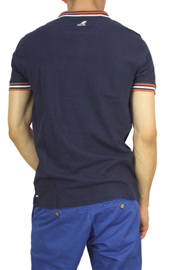 Kangol polo μπλουζάκι Bayne navy