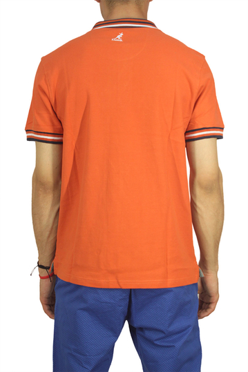 Kangol polo μπλουζάκι Bayne πορτοκαλί