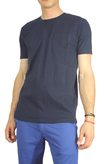 Kangol men's t-shirt Stott midnight blue