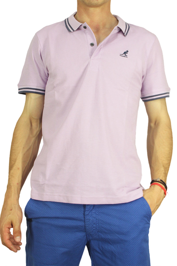 Kangol polo t-shirt Joshua lilac